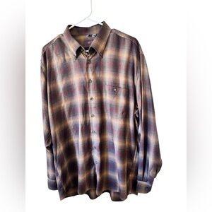 Authentic‎ Haupt Men’s Button Down Plaid Shirt 41/42 16.5